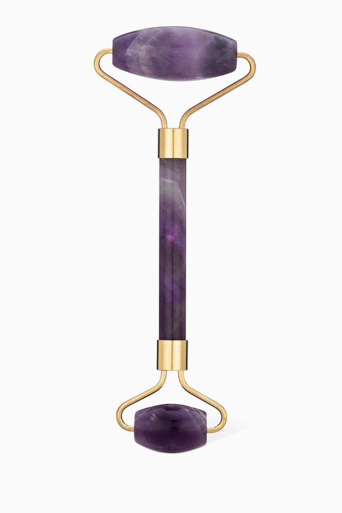 

Amethyst Facial Roller, Colourless