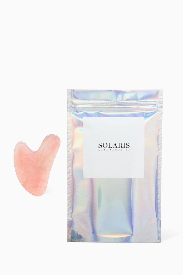 

Gua Sha Brazilian Rose-Quartz Facial Massage Tool, Colourless