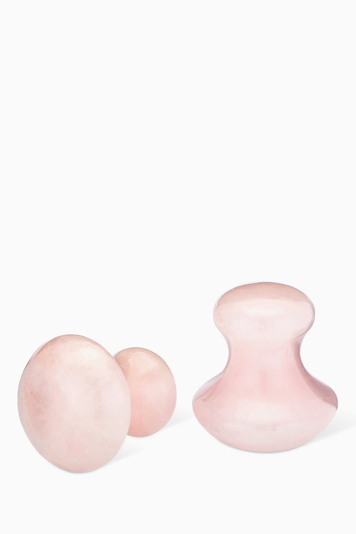 

Rose Quartz Eye & Face Treatment Tool, Colourless