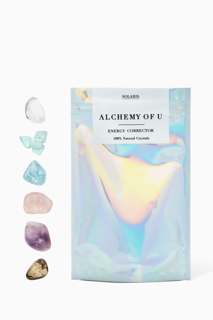 

Alchemy of U - Facial Crystal Chakra Grid Set, Multicolour