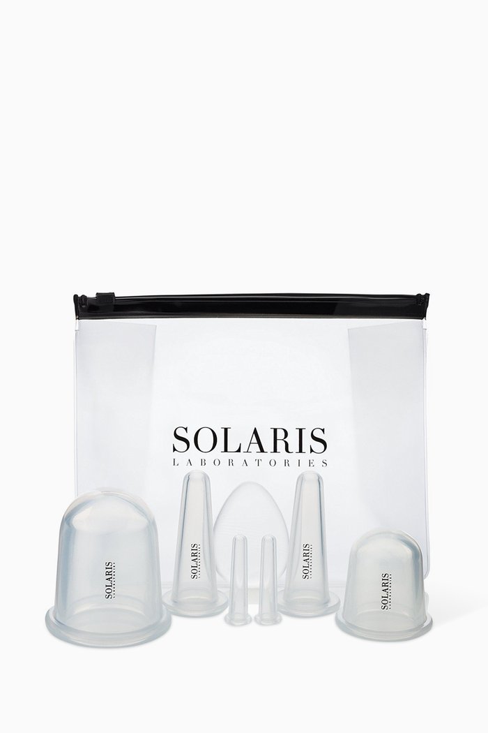 

7-Piece Cupping Therapy Set for Face & Body, Multicolour