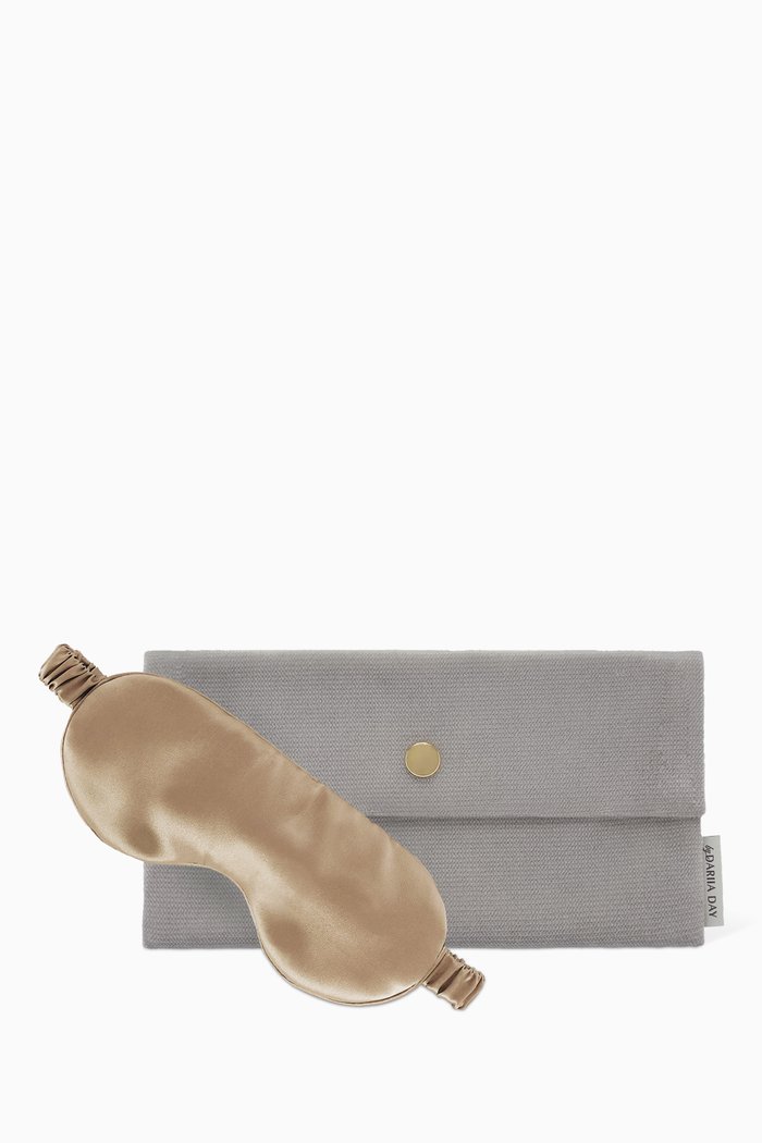 

Mulberry-Silk Eye Mask, Colourless