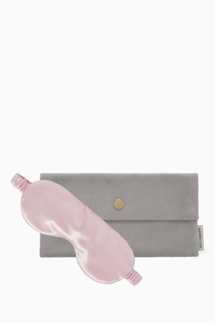 

Mulberry-Silk Eye Mask, Colourless