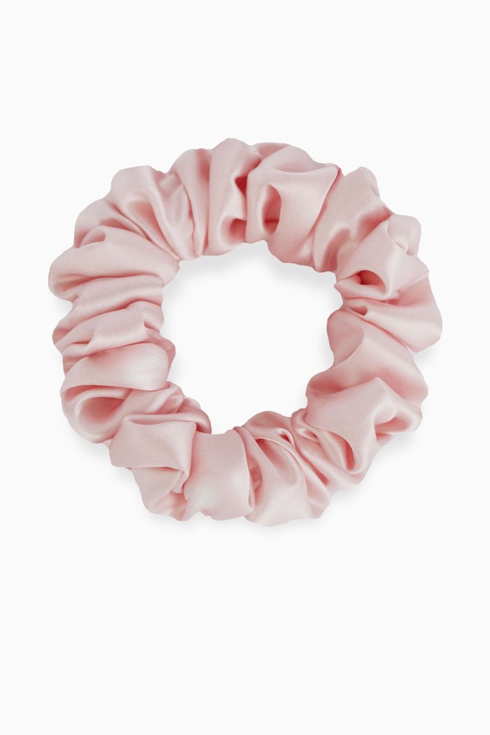 

Small Mulberry-Silk Scrunchie, Colourless