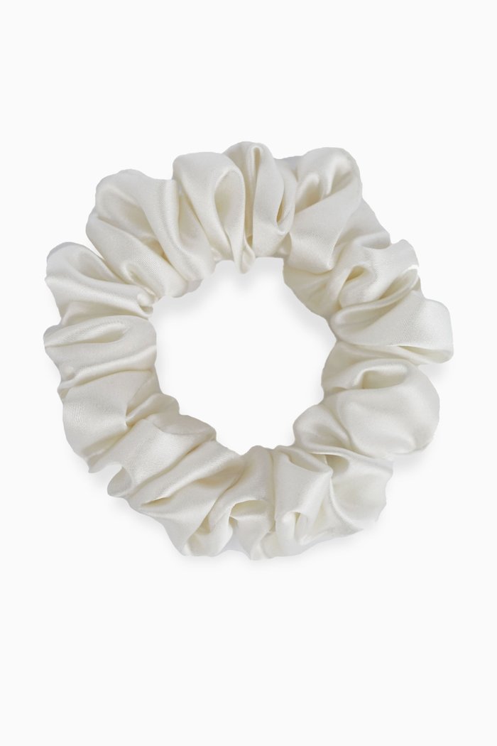 

Small Mulberry-Silk Scrunchie, Colourless