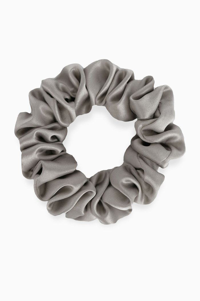 

Small Mulberry-Silk Scrunchie, Colourless