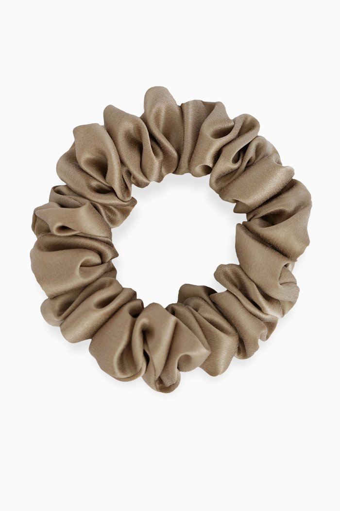 

Small Mulberry-Silk Scrunchie, Colourless