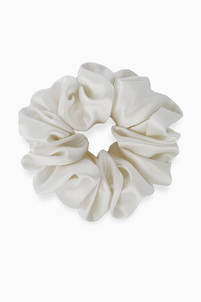 

Medium Mulberry-Silk Scrunchie, Colourless