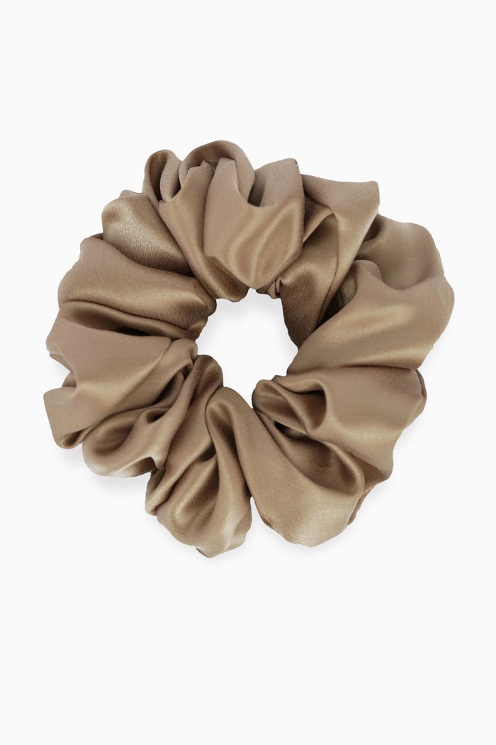 

Medium Mulberry-Silk Scrunchie, Colourless