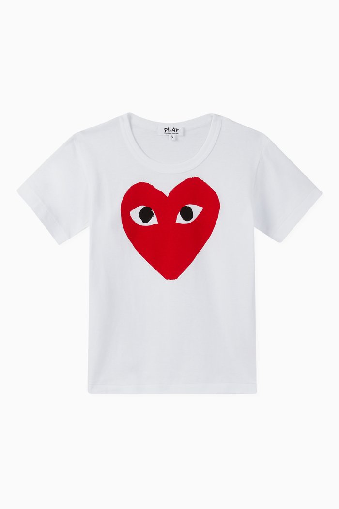 

Logo Print Cotton T-Shirt, White
