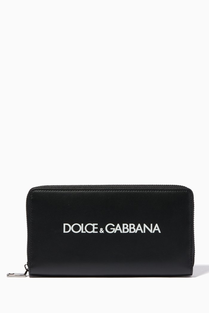 

Zip-Around Travel Wallet, Black