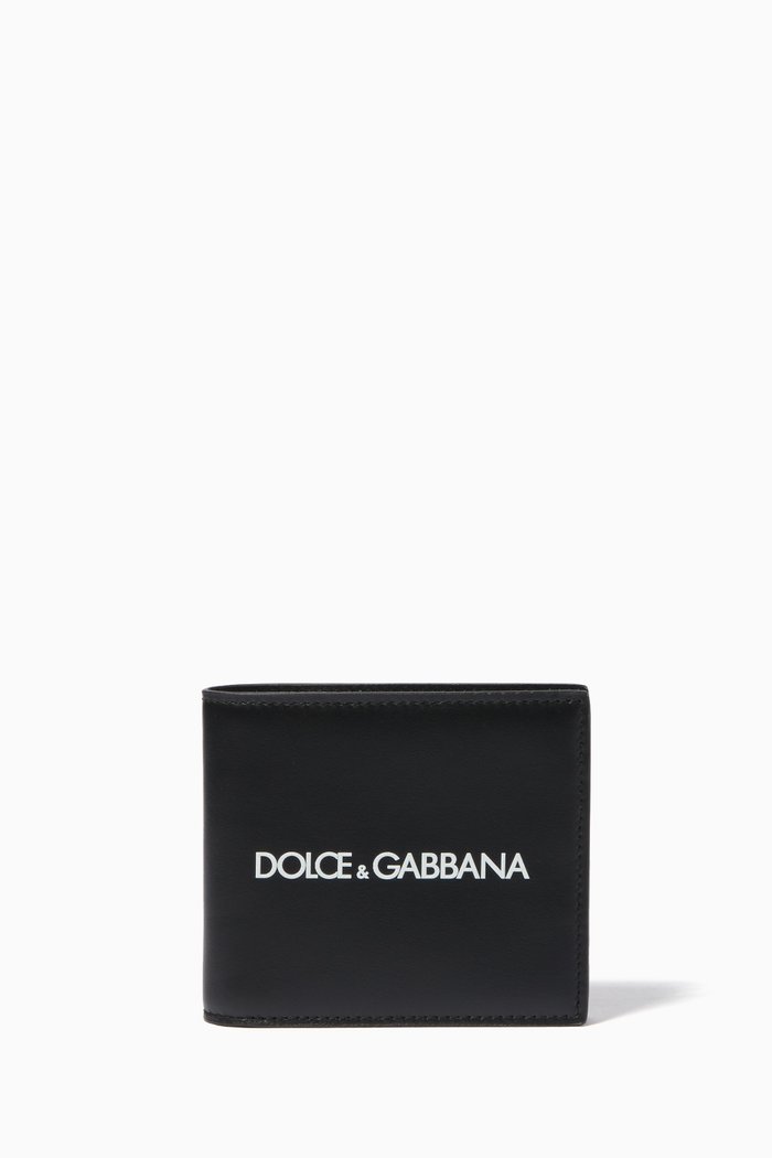 

Logo Bi-Fold Wallet, Black