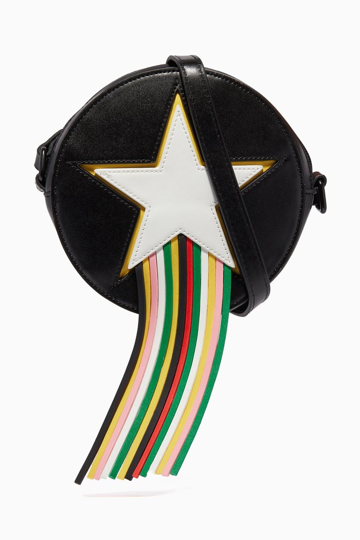 

Star Alter Nappa Shoulder Bag, Black