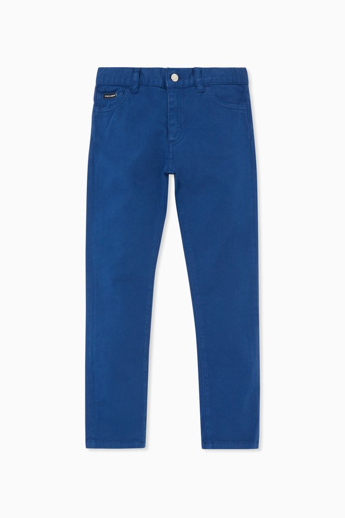 

Logo Embroidered Pants, Blue