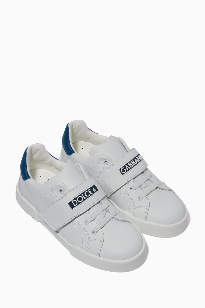 Logo Leather Sneakers, Pink