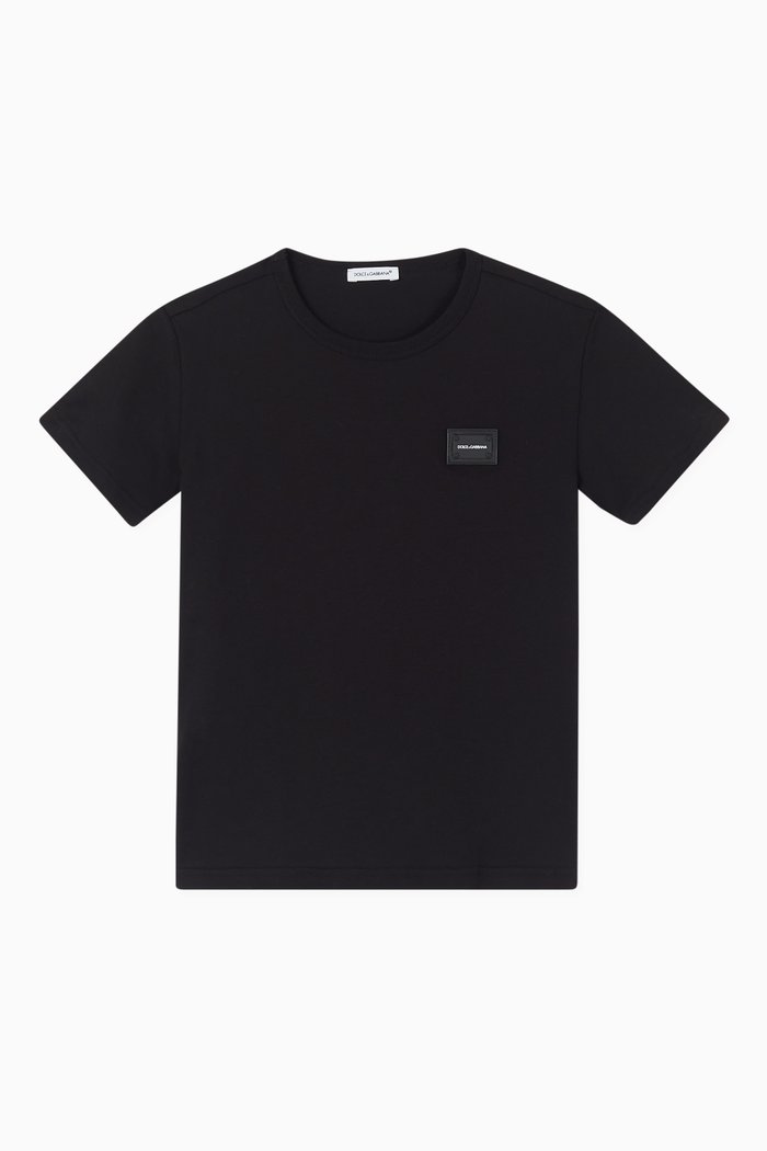 Logo Plaque T-Shirt, Black