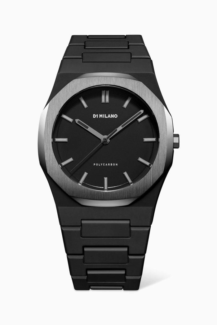 

Polycarbon 40mm Space Grey Watch, Black
