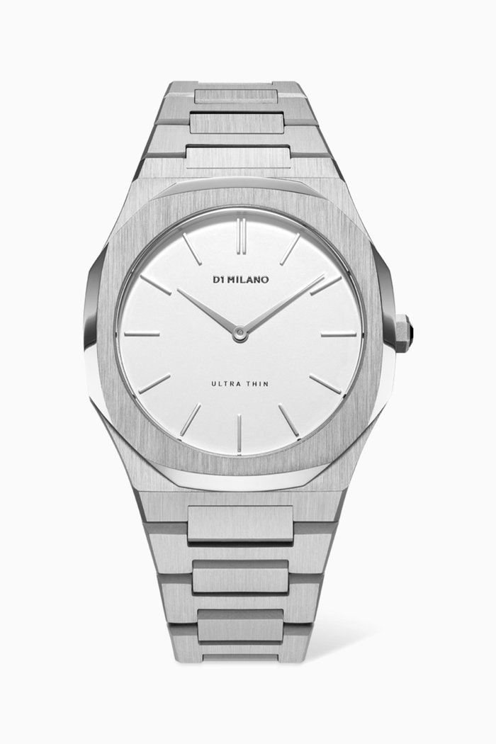 

Ultra Thin Bracelet 38mm Silver Steel Watch
