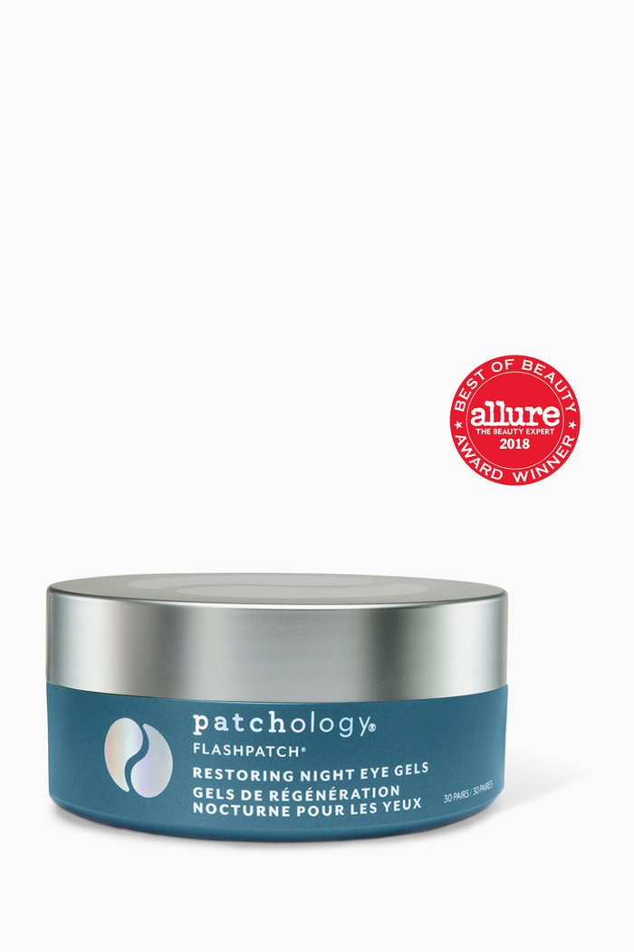 FlashPatch® Restoring Night Eye Gels Jar, Set of 30, Multicolour