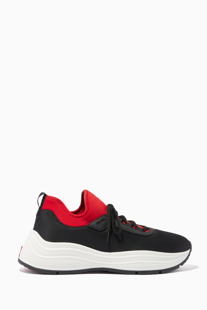 

Barca Knitted Sneakers, Black