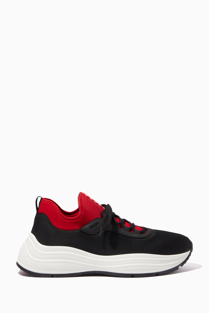 

Barca Knitted Sneakers, Black