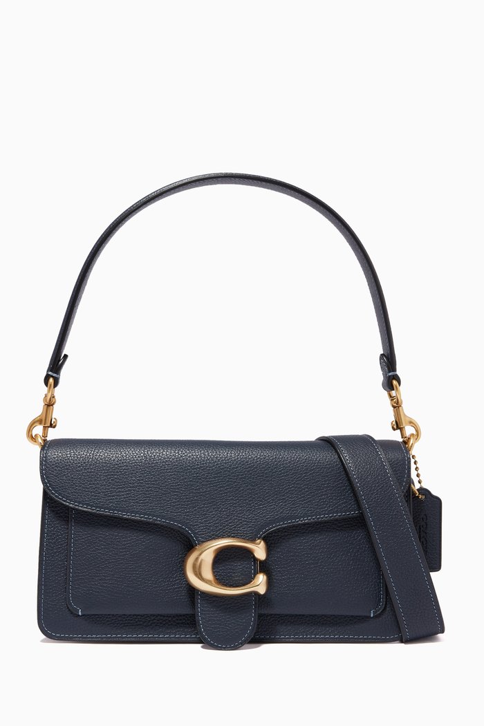 

Tabby 26 Shoulder Bag in Pebble Leather, Blue
