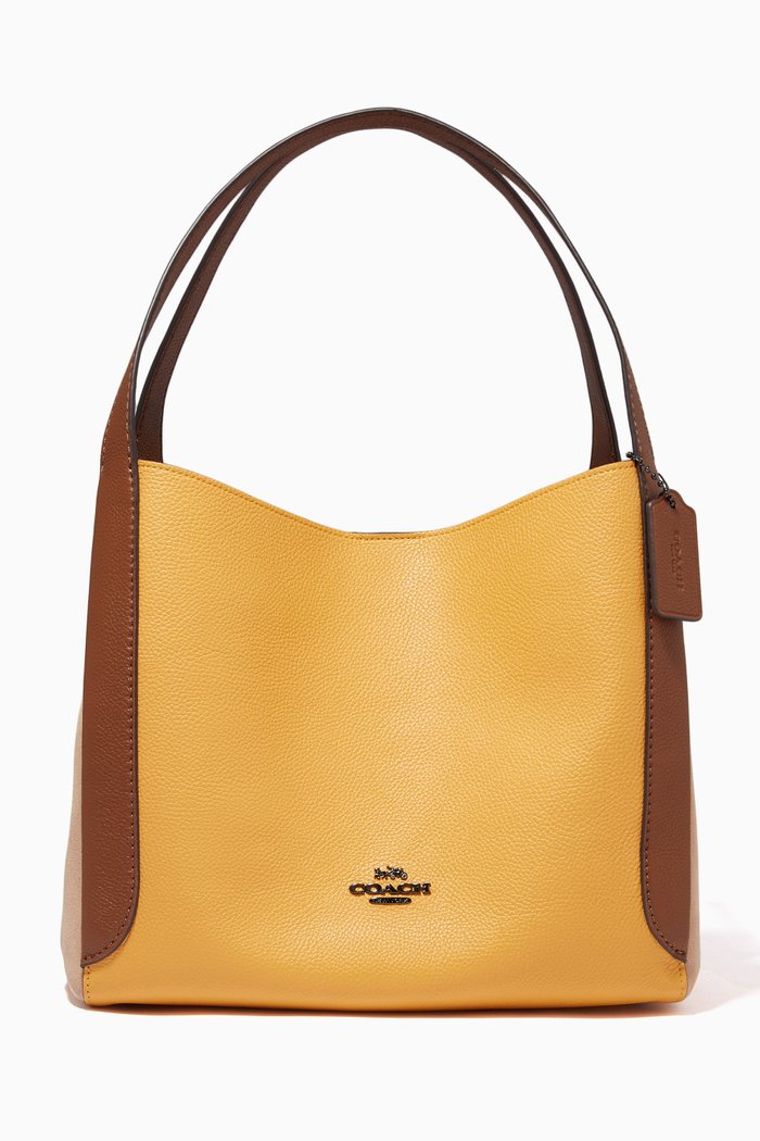 

Hadley Hobo in Colourblock Pebble Leather, Brown