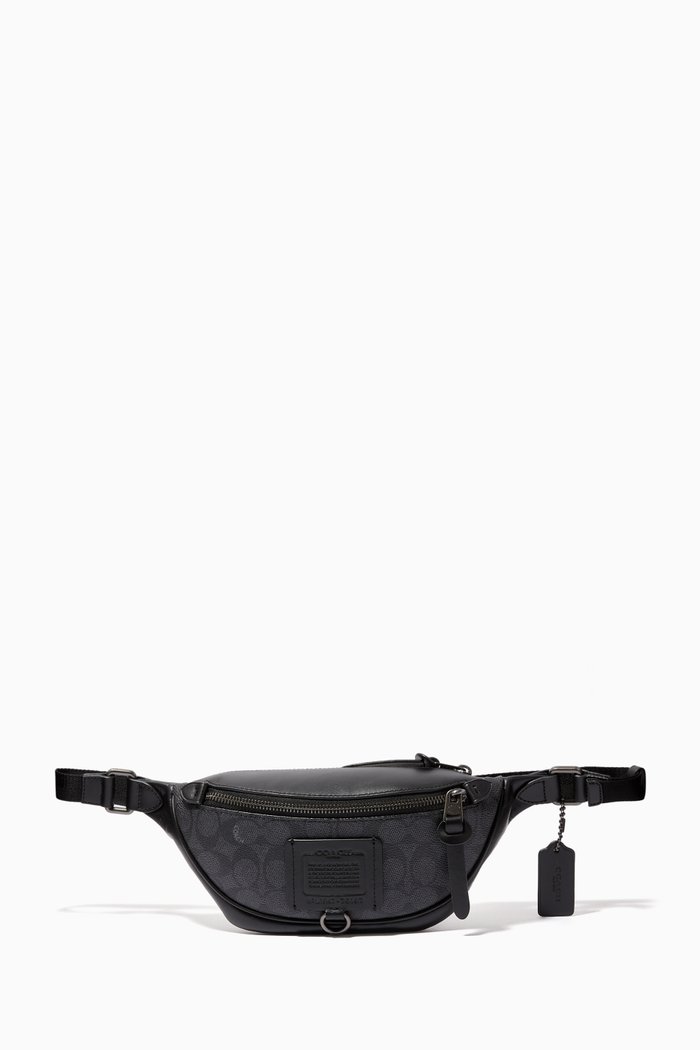 

Rivington 7 Signature Canvas Belt Bag, Grey