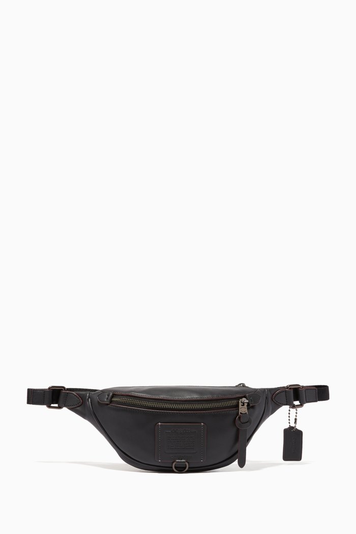 

Rivington 7 Leather Belt Bag, Black