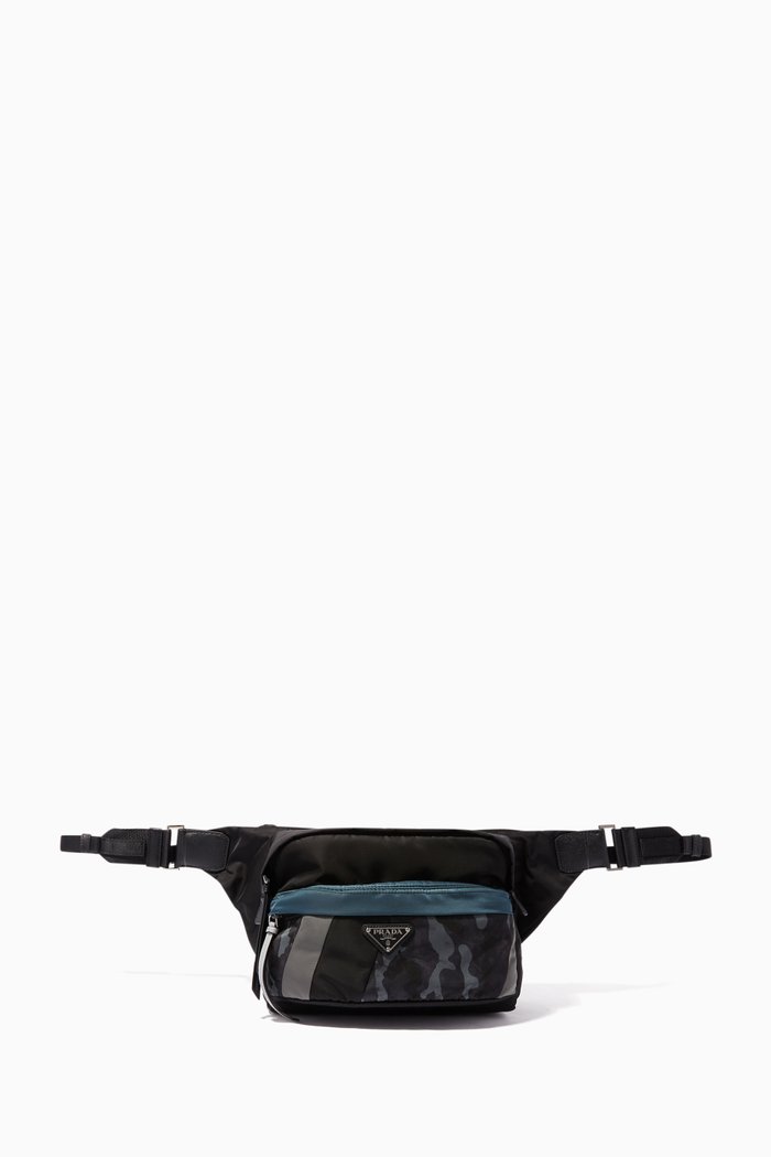 

Nylon Logo Belt Bag, Black