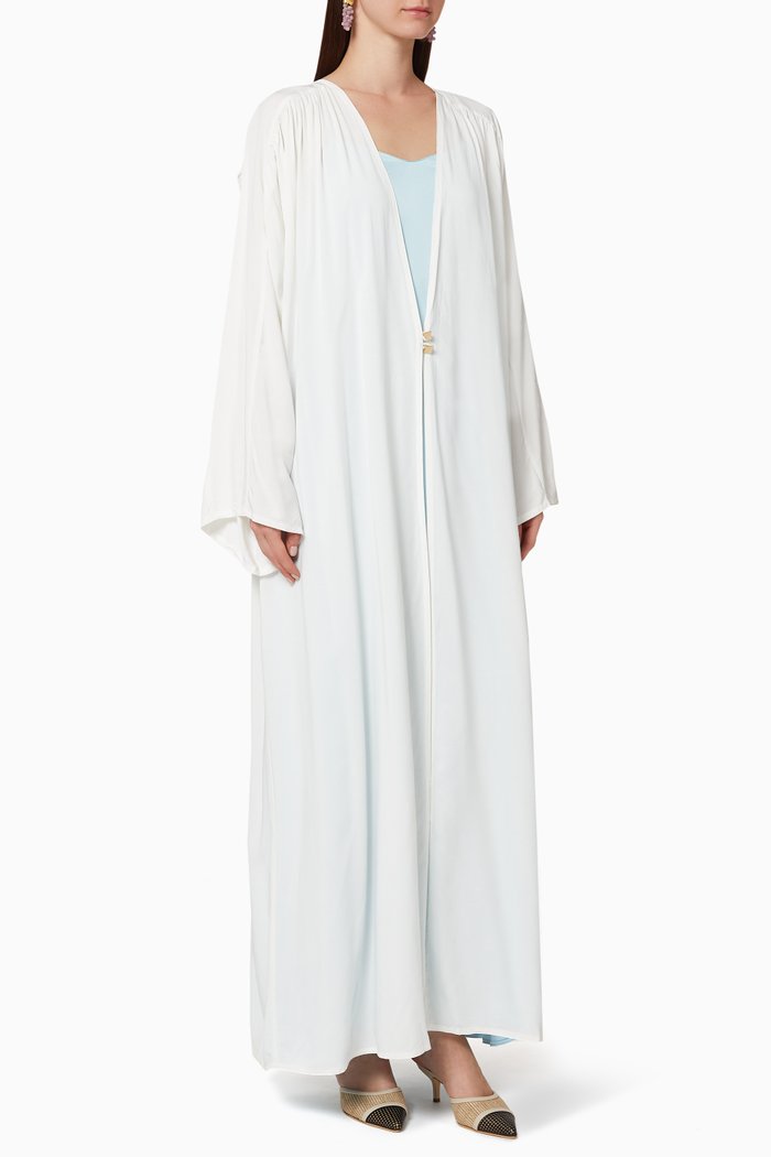 

The Lustre Abaya, White