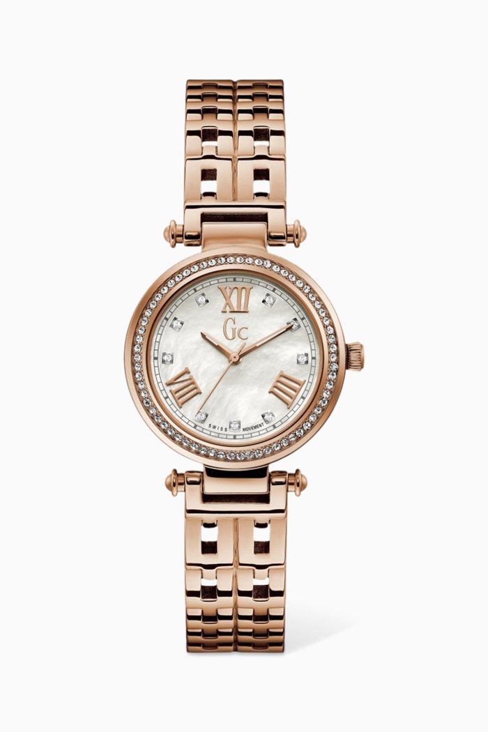 PrimeChic Mid Rose Gold & Swarovski Crystal Watch