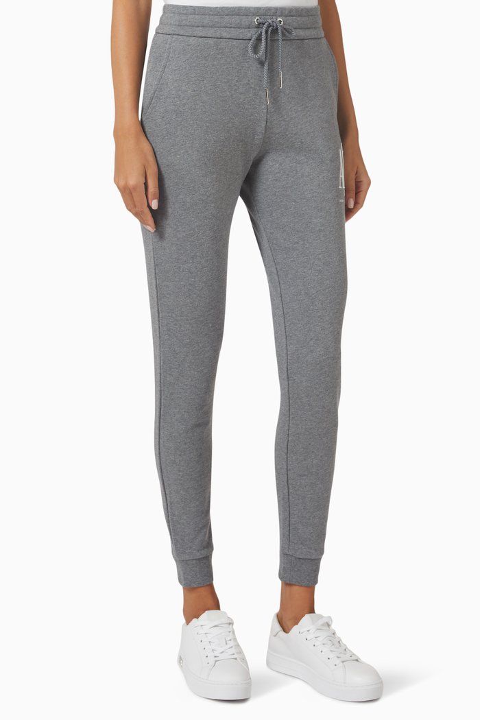

Icon Logo Sweatpants in Cotton, Grey