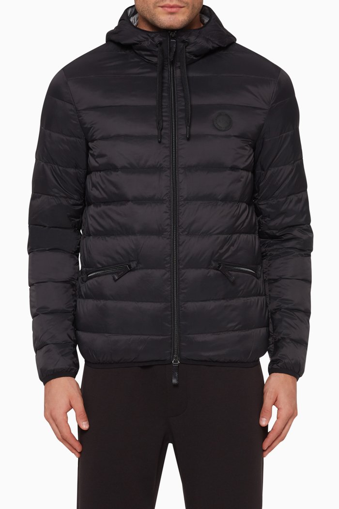 

Down-Filled Hooded Jacket, Black