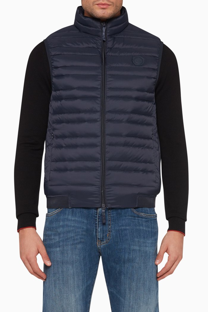 Classic Down-Fill Puffer Vest, Blue