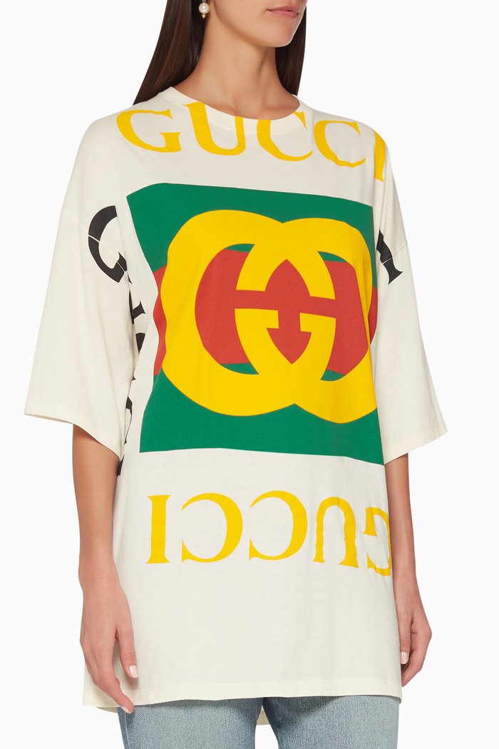 

Gucci Vintage Logo T-Shirt, White