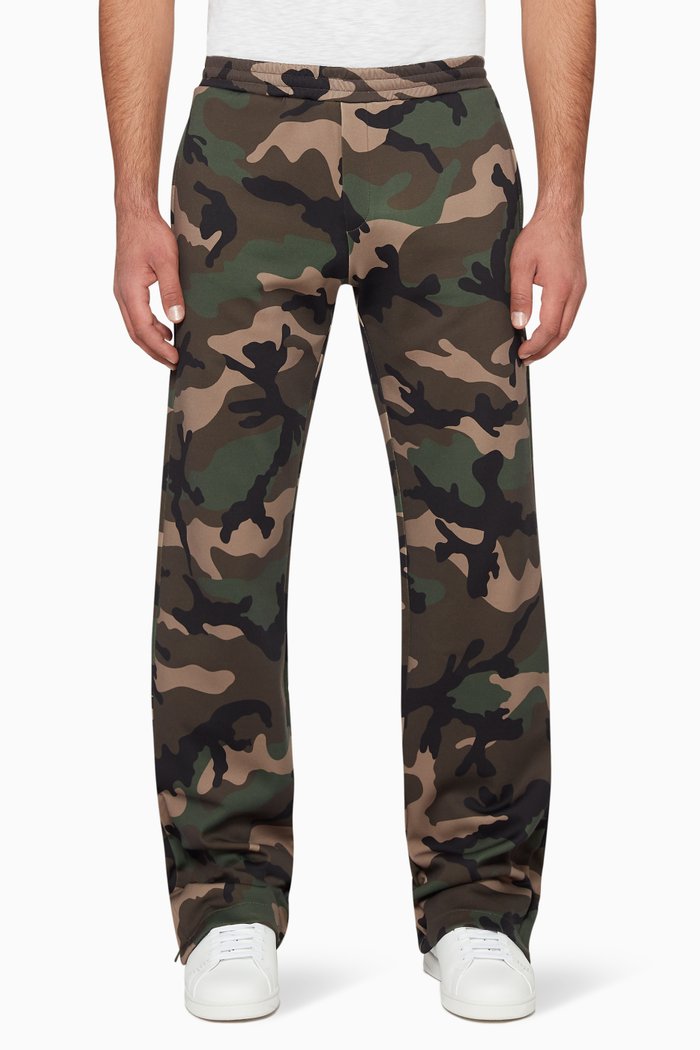 

Logo Camouflage Jogging Pants, Green