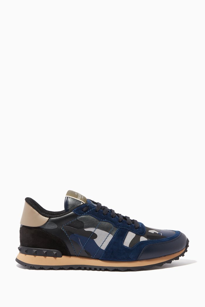 

Valentino Garavani Camouflage Rockrunner Sneakers, Multicolour