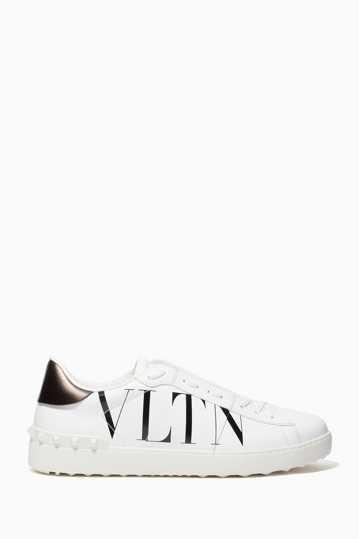 Valentino Garavani VLTN Leather Sneakers, White