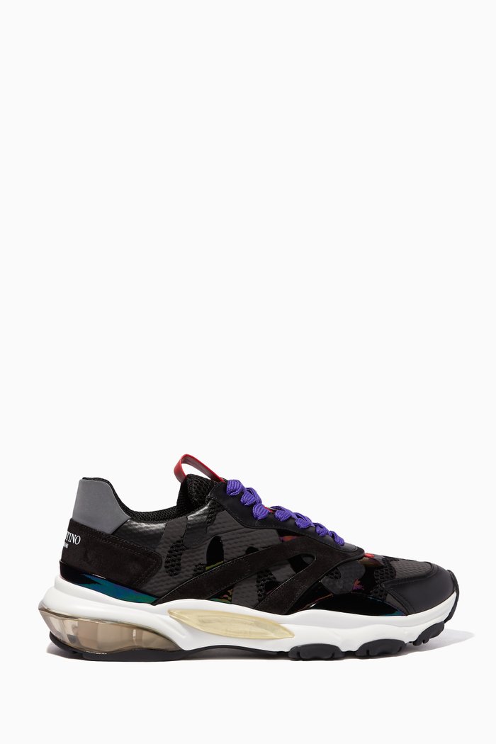 

Valentino Garavani Bounce Camouflage Sneakers, Multicolour