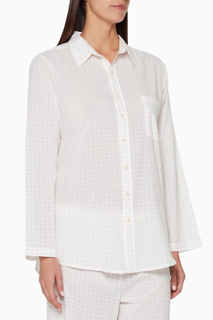 

Dots Boyfriend Sleep Shirt, Neutral