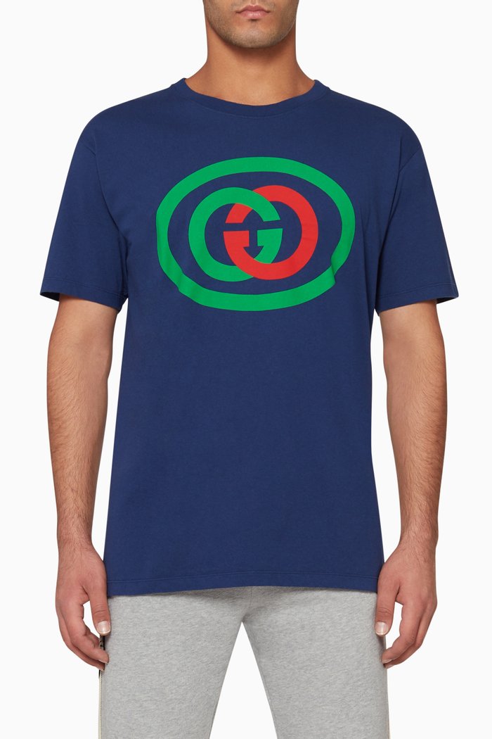 GG Logo T-Shirt, Blue