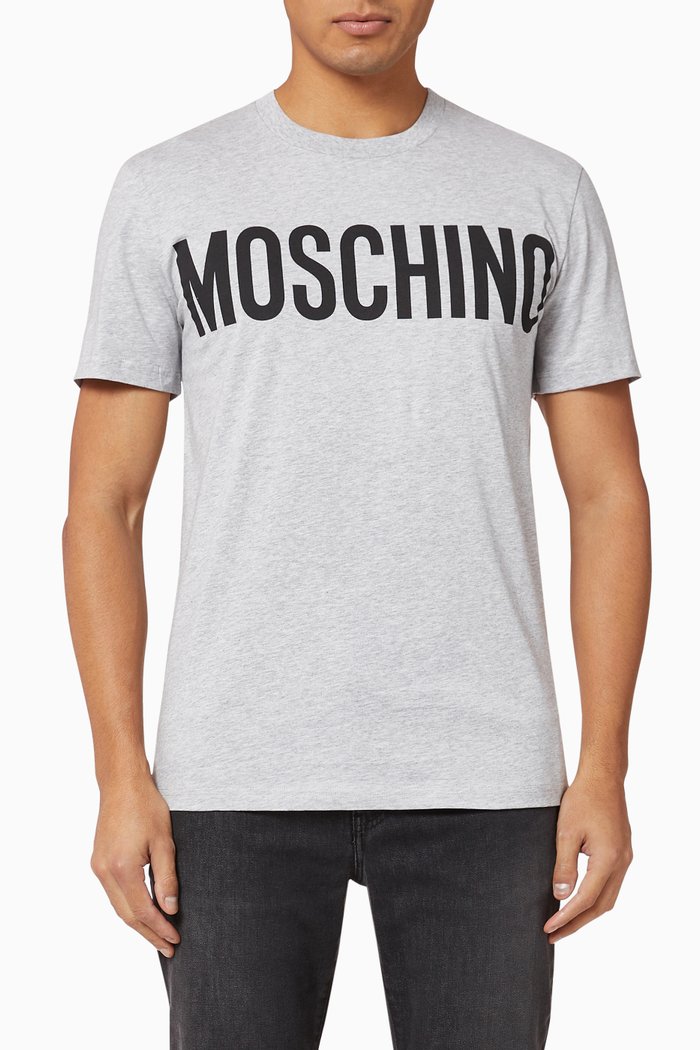 

Classic Logo Cotton T-Shirt, Grey