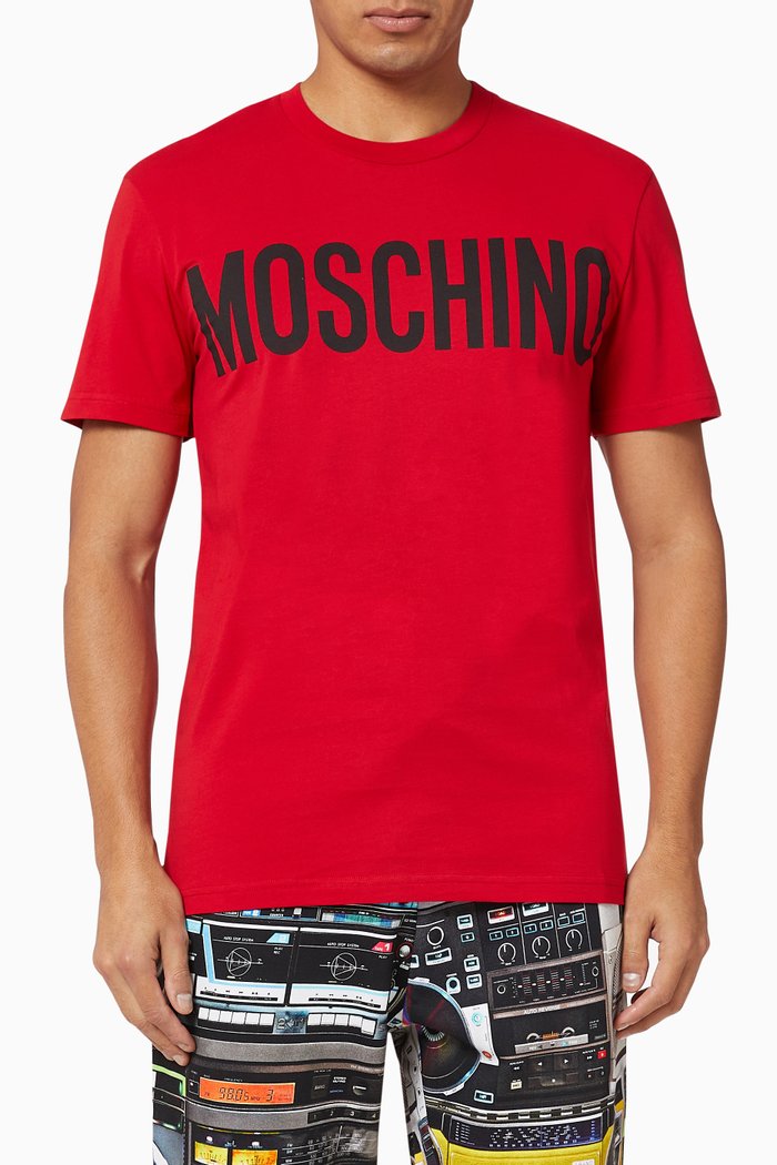 

Classic Logo Cotton T-Shirt, Red