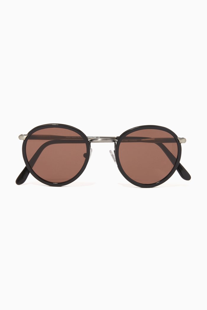 

Carlito Stainless Steel & Acetate Sunglasses, Green