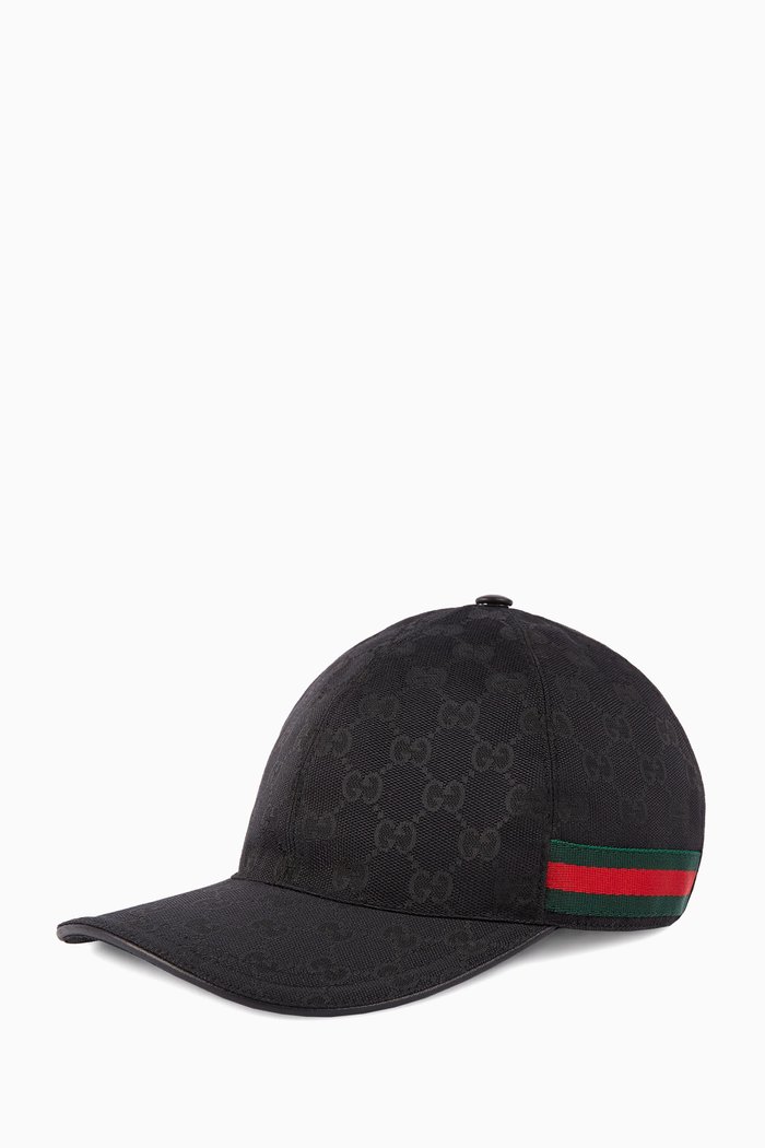 

Web Baseball Hat in GG Canvas, Black