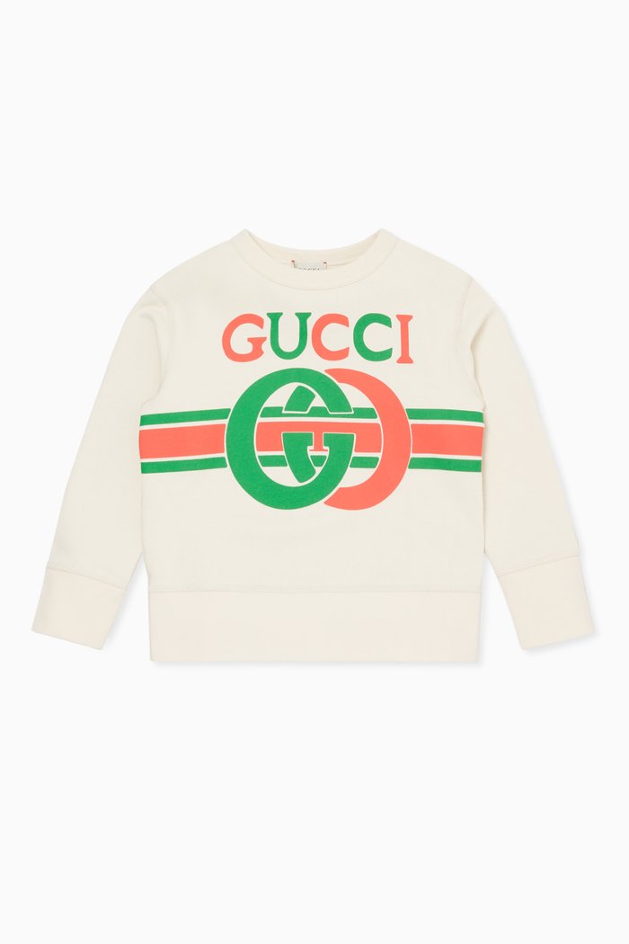 

Interlocking GG Sweatshirt, White