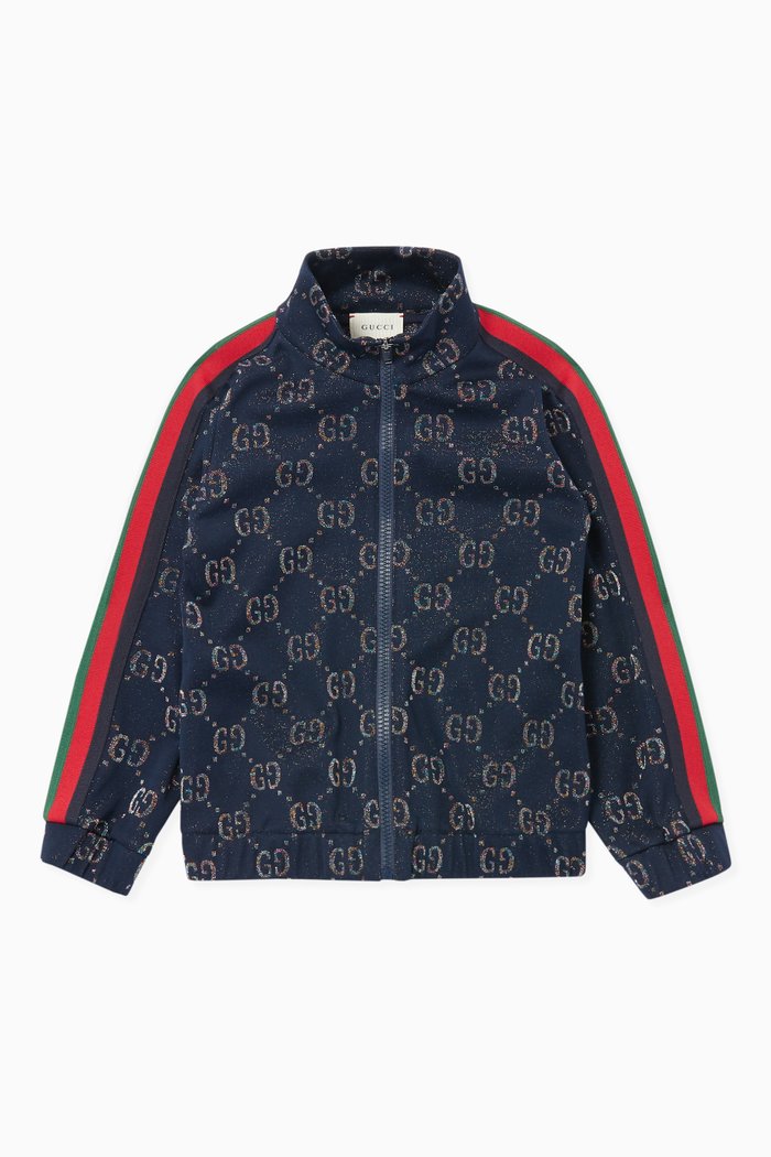 

GG Lamé Jacket, Blue