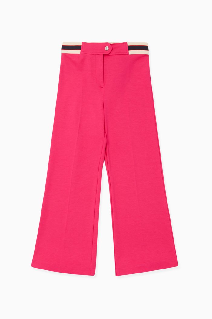 

Flared Jersey Pants, Pink