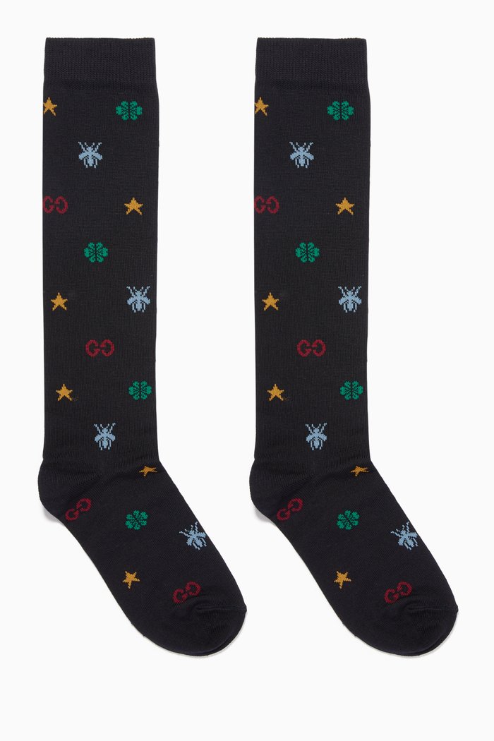 Logo GG Star Socks, Blue